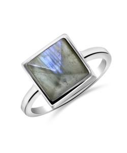 Labradorite Silver Rings NSR-2380-LB